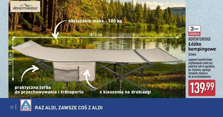 Łózko kempingowe w ALDI /Aldi /INTERIA.PL