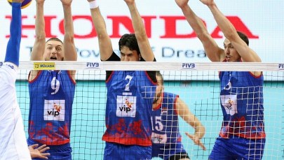 LŚ siatkarzy: Serbia - Włochy 3:2 w pierwszym półfinale