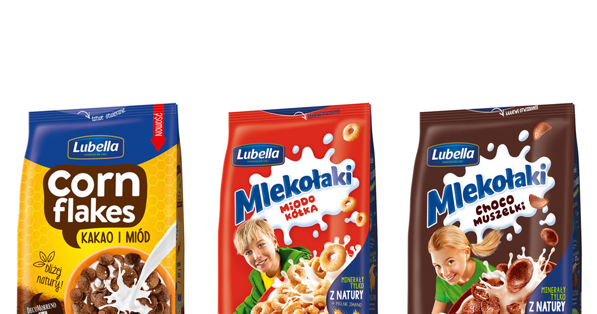 Lubella Corn Flakes i Lubella Mlekołaki /materiały prasowe