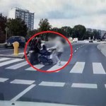 Lubin: Motocyklista wjechał w dziecięcy wózek i uciekł