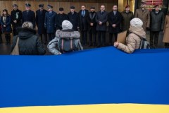 Lublin. Obchody 4. rocznicy napaści Rosji na Ukrainę