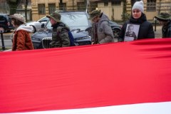 Lublin. Obchody 4. rocznicy napaści Rosji na Ukrainę