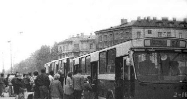 Lublin podczas strajku komunikacji, lipiec 1980 /solidarnosc.org.pl /