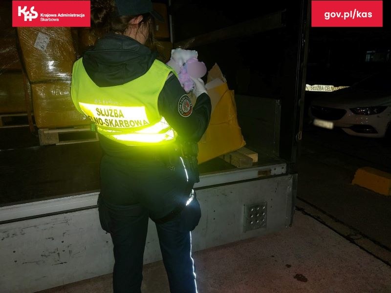 Lubuscy celnicy przejęli podrabiane maskotki Labubu /Krajowa Administracja Skarbowa /