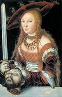 Lucas Cranach Starszy, Judyta z głową Holofernesa, 1530 /Encyklopedia Internautica
