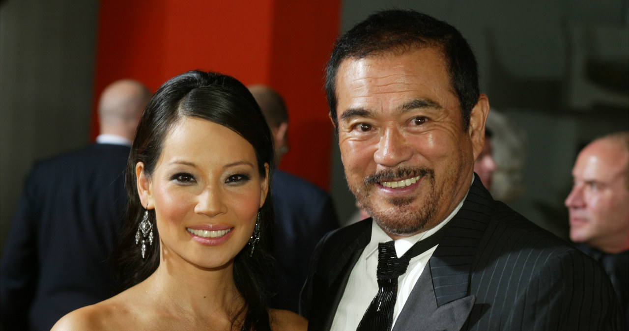 Lucy Liu i Sonny Chiba na premierze pierwszej części filmu "Kill Bill" (2003) / Kevin Winter /Getty Images