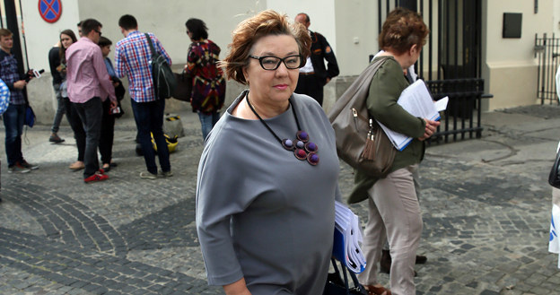 Lucyna Dargiewicz, przewodnicząca Ogólnopolskiego Związku Zawodowego Pielęgniarek i Położnych /PAP