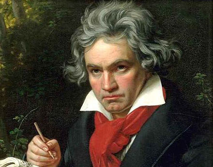 Ludwig van Beethoven według Josepha Karla Stielera /