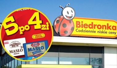 Ludzie wykupują po kilka opakowań. Biedronka zaskoczyła cenami na masło