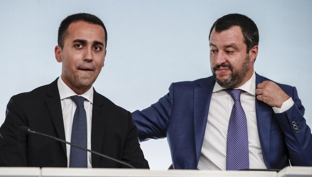 Luigi Di Maio i Matteo Salvini /GIUSEPPE LAMI /PAP/EPA