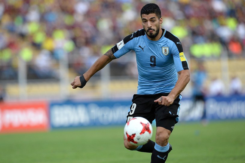 Luis Suarez w meczu reprezentacji Urugwaju /AFP