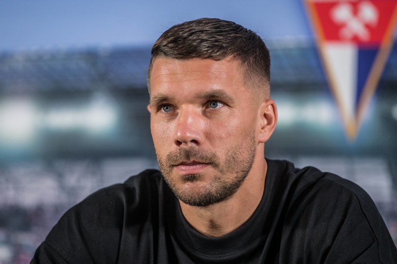 Lukas Podolski w Górniku Zabrze /Michał Chwieduk /Newspix