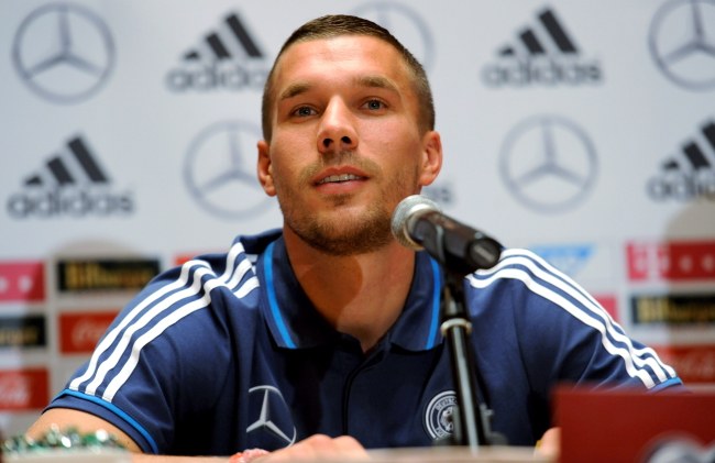 Lukas Podolski /PAP/Bartłomiej Zborowski /PAP