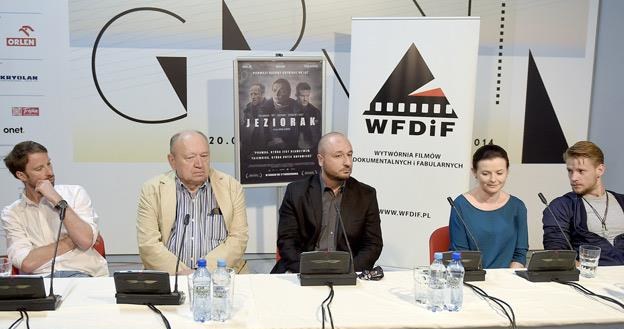 Łukasz Gutt, Włodzimierz Niderhaus, Michał Otłowski, Jowita Budnik, Sebastian Fabijański w Gdyni /AKPA