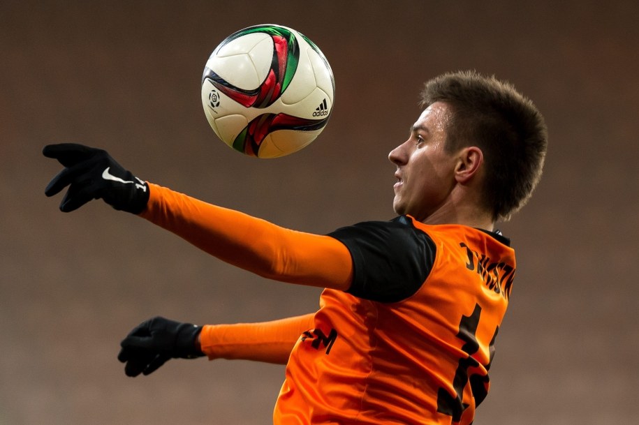 Łukasz Janoszka - na zdjęciu jako zawodnik KGHM Zagłębia / 	Maciej Kulczyński    /PAP