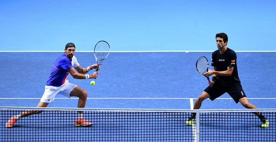 Łukasz Kubot i Marcelo Melo (zdjęcie z listopada 2017) / 	FACUNDO ARRIZABALAGA /PAP/EPA