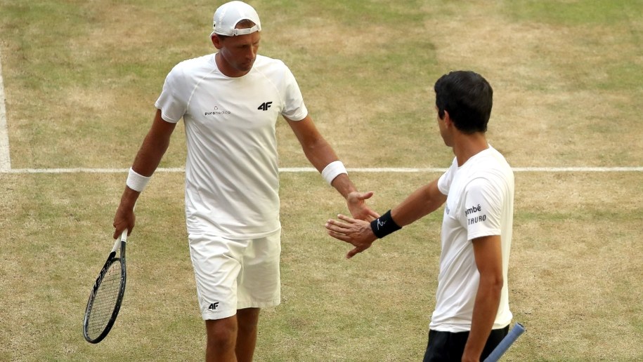 Łukasz Kubot i Marcelo Melo /FRISO GENTSCH /PAP/DPA