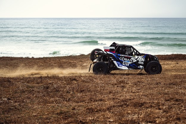 Łukasz Łaskawiec i Marek Goczał na trasie Rajdu Andaluzji /foto.  Energylania Rally Team /Materiały prasowe