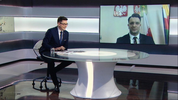Łukasz Mejza in "Graffiti" / Bolsat News