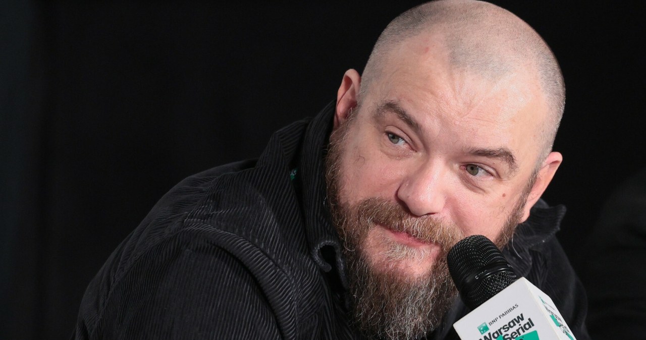 Łukasz Palkowski podczas konferencji prasowej BNP Paribas Warsaw SerialCon /Mateusz Grochocki /East News