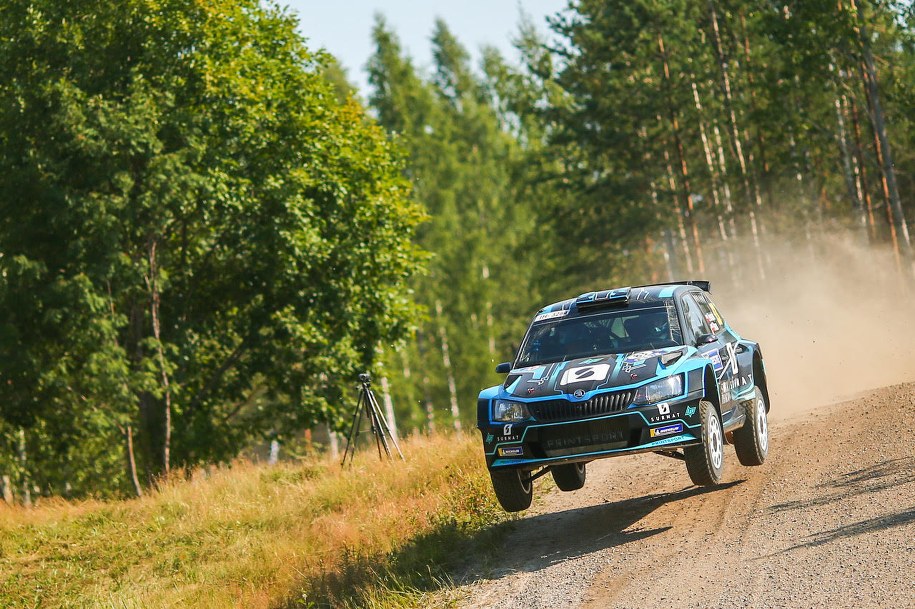 Łukasz Pieniążek i Przemysław Mazur na trasie 68. Rajdu Finlandii /Łukasz Pieniążek Media Team /Materiały prasowe