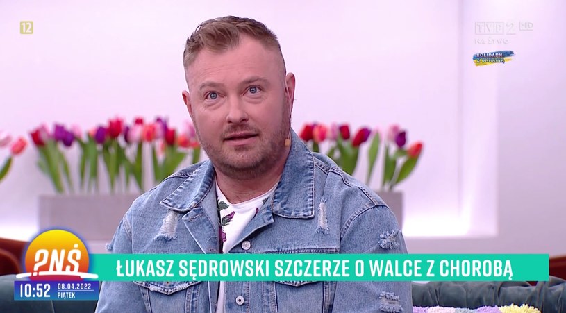 Łukasz Sędrowski w "Pytaniu na Śniadanie" /Screen TVP /TVP