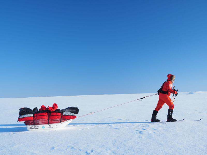 Łukasz Supergan i Mateusz Waligóra rozpoczęli swoją wędrówkę przez Grenlandię na początku maja. /Materiały prasowe