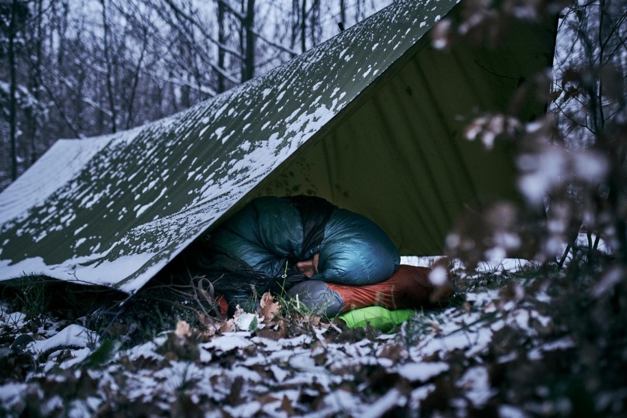 Łukasz Supergan rok temu przeszedł samotnie zimą 800 kilometrów ze wschodu na zachód Islandii  fot.: Michał Grzywacz /