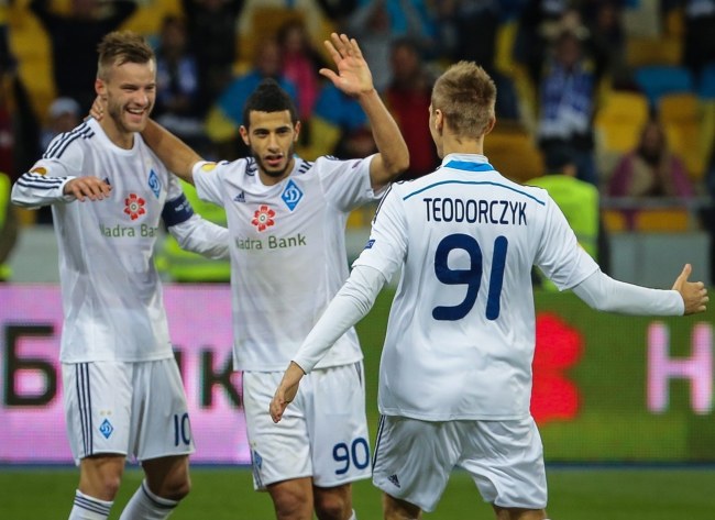 Łukasz Teodorczyk /PAP/EPA/ROMAN PILIPEY /PAP/EPA