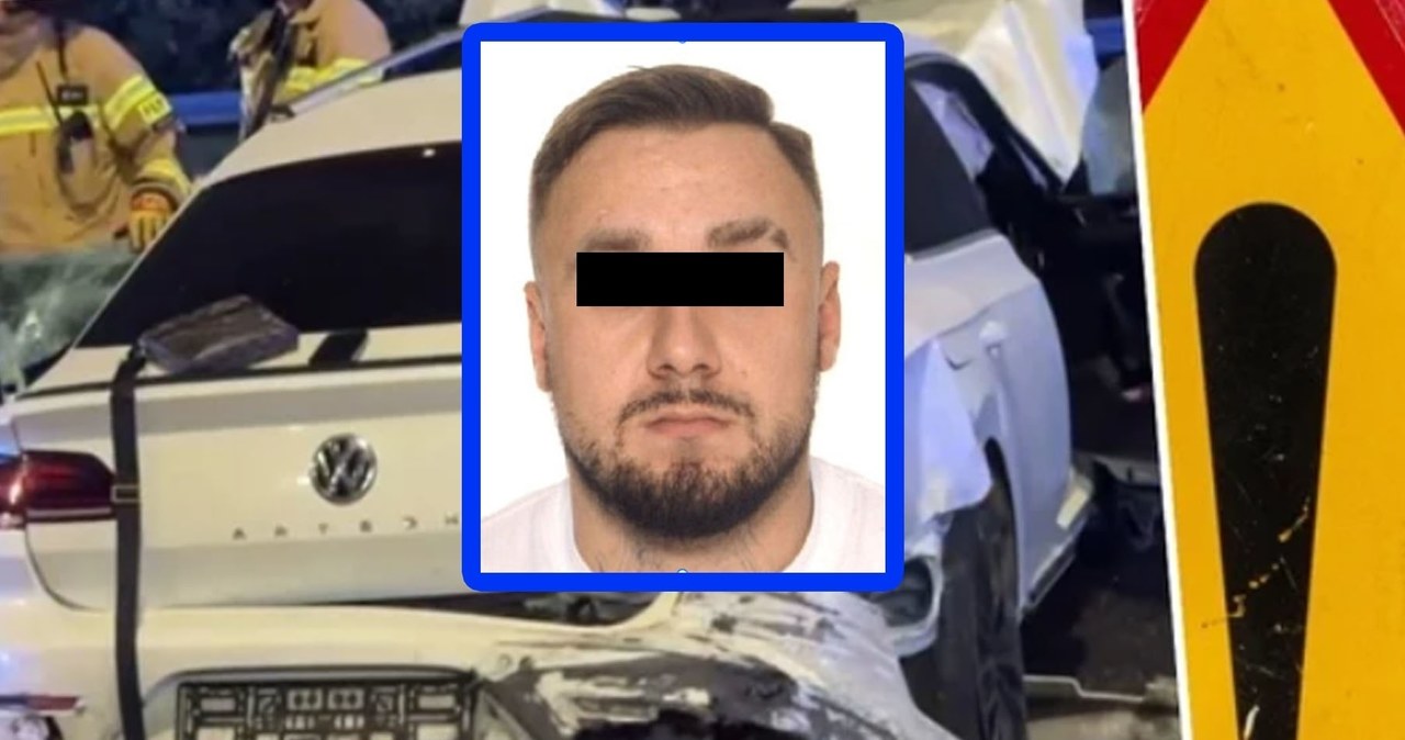 Łukasz Ż. podejrzewany o spowodowanie wypadku na Trasie Łazienkowskiej, został zatrzymany przez niemieckie służby / fot. NewsLubuski /East News / Miejski Reporter / Policja /