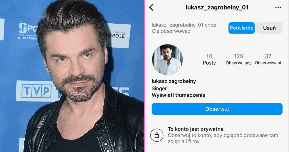 Łukasz Zagrobelny /Instagram @lukasz_zagrobelny /MWMedia
