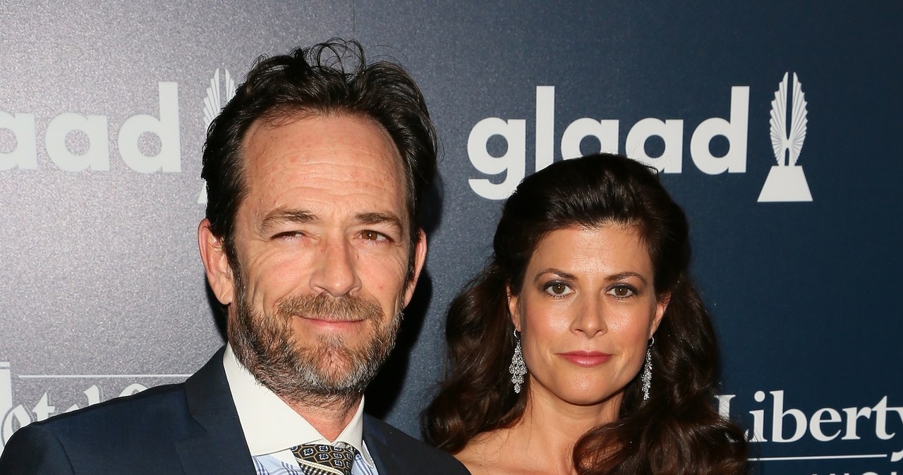 Luke Perry i Wendy Madison Bauer /East News