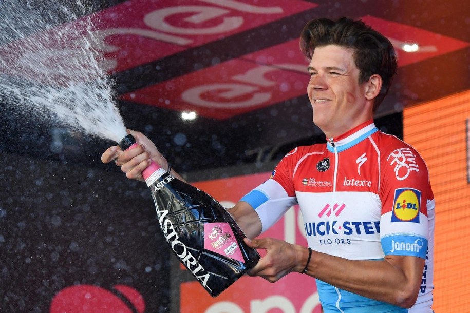 Luksemburczyk Bob Jungels /ALESSANDRO DI MEO    /PAP/EPA