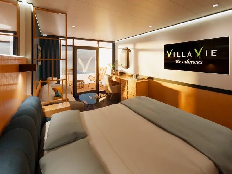 Luksusowa kabina i codzienna pobudka w innym pięknym miejscu świata /Villa Vie Residences /materiały prasowe