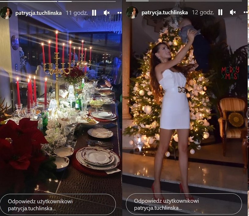 Luksusowe święta u Tuchlińskiej i miliardera /instagram.com/patrycja.tuchlinska/ /Instagram