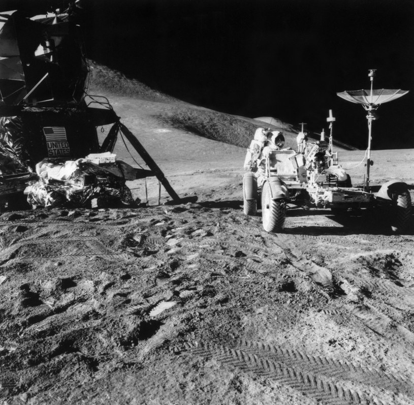 Lunar Roving Vehicle (LRV) - księżycowy łazik według konstrunkcji Mieczysława Bekkera /AFP