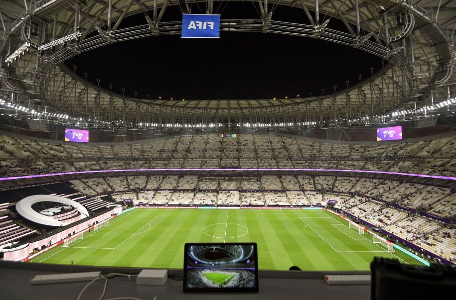 Lusail stadium w Katarze /Noushad Thekkayil /PAP/EPA