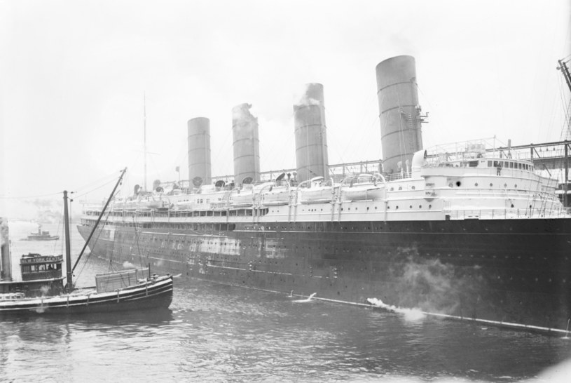"Lusitania" w Nowym Jorku (1910-15) /Granger History Collection /Agencja FORUM