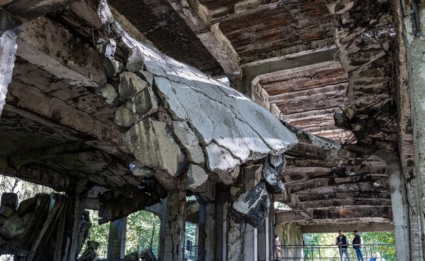Łuska do rosyjskiej armaty polowej znaleziona na terenie Westerplatte