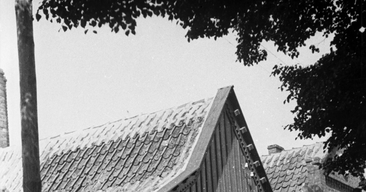„Lwia Jama” – knajpka usytuowana w jednym z holenderskich domków w Helu. Stołował się w niej między innymi Juliusz Żuławski, rok 1933. Fot. Narodowe Archiwum Cyfrowe /materiały prasowe