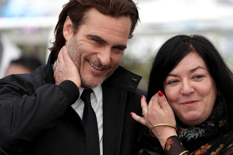 Lynne Ramsay i  Joaquin Phoenix na festiwalu w Cannes 2017 /Getty Images