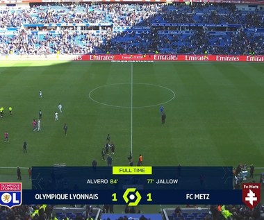  Lyon – Metz 1-1. SKRÓT. WIDEO (Eleven Sports)