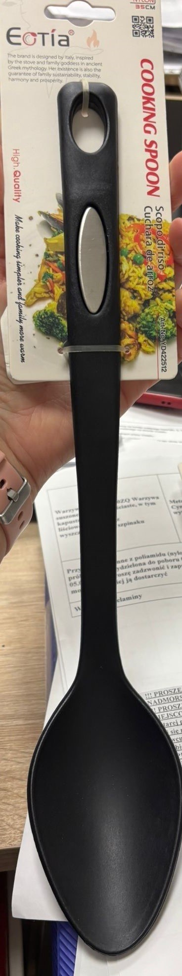 Łyżka do ryżu wycofywana ze sprzedaży /Główny Inspektorat Sanitarny