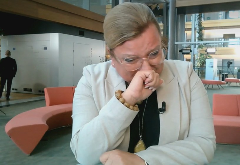 Łzy Beaty Kempy na antenie Polsat News /Polsat News