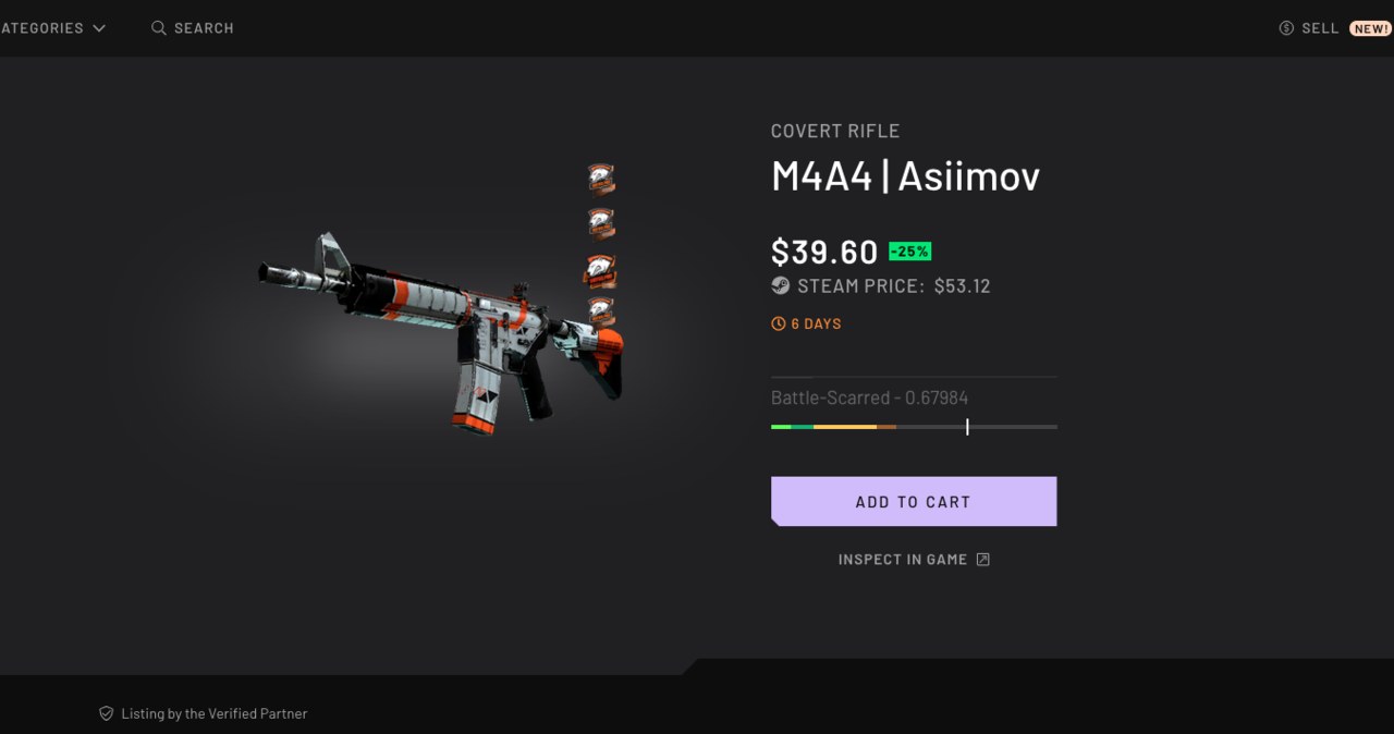 M4A4 Asiimov /materiały prasowe