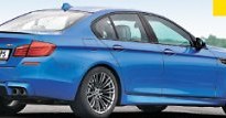 M5: występuje tylko jako sedan, w Europie wyłącznie ze skrzynią automatyczną. Silnik 4.4 biturbo, moc 560 KM, 0-100 km/h w 4,3 sekundy. /Motor