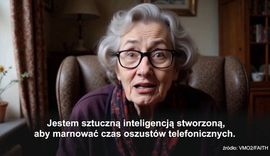 Ma zagadać oszustów. Babcia AI w obronie prawdziwych ludzi