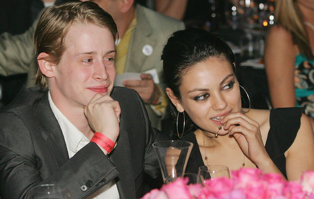 Macaulay Culkin i Mila Kunis /Ethan Miller /Getty Images