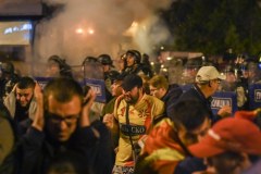 Macedonia: Demonstracje przed parlamentem, policja użyła granatów hukowych