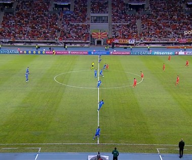 Macedonia Północna - Włochy 1:1. Skrót meczu. WIDEO